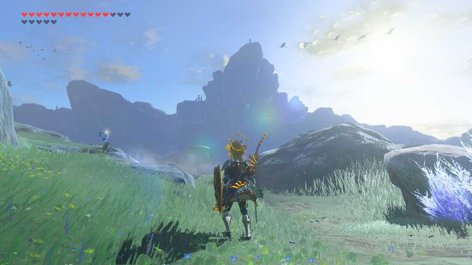 BOTW: a nice view closer to Zora's Domain